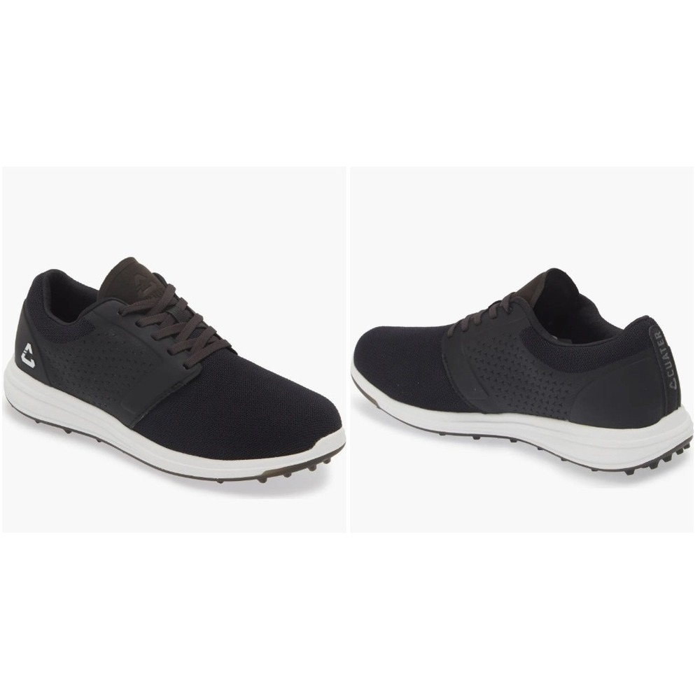 Travis Mathew The Moneymaker Golf Shoes Mens 8 Black Cuater Spikeless NEW